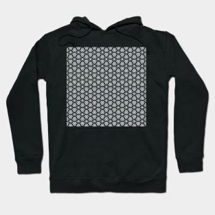 black and white triangle pattern (triangle pattern art, triangle pattern drawing and triangle pattern design) Hoodie